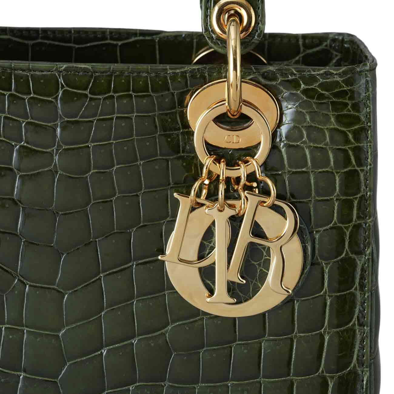CHRISTIAN DIOR(USED)크리스찬디올 와니 레이디디올 미디움 백
